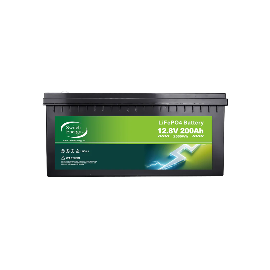 Switch Energy 12V 200Ah Lithium Battery – Heated & Smart Bluetooth LiFePO4 (M8)